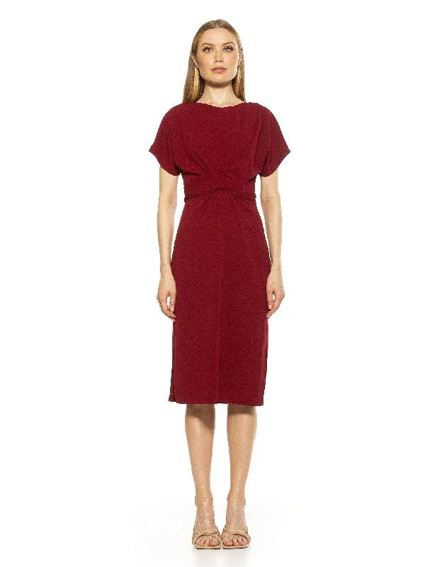 Midi Dresses for trendy anniversary brunches-Ricki Dress