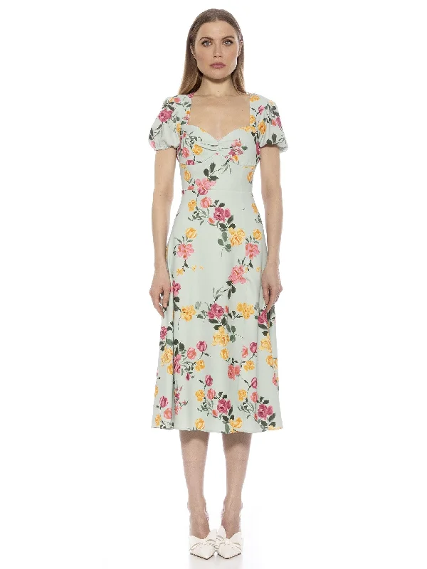 Midi Dresses for casual birthday spring dinners-Gracie Sweetheart Dress