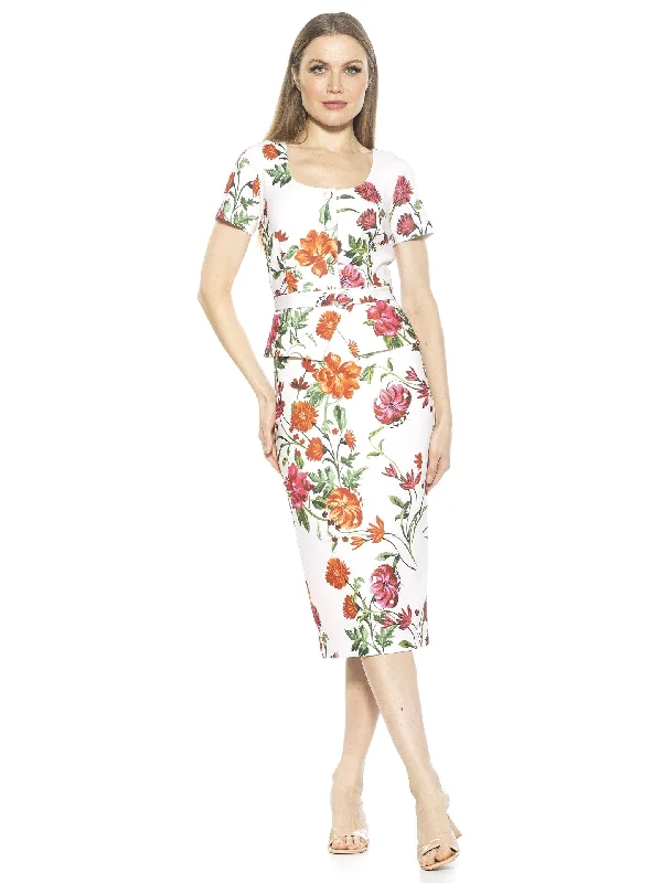 Midi Dresses for elegant romantic spring dinners-Vance Dress