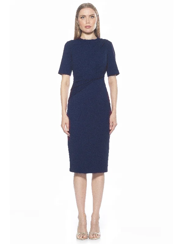 Midi Dresses for elegant family dinner parties-Harper Dress