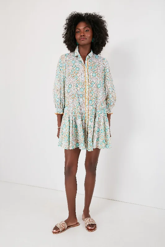 Mini Dresses for casual nights out-Aqua Ceramique Tesorino Mini Dress