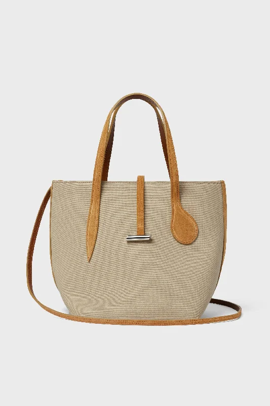 Mini Dresses with pleated skirts-Biscotto Sprout Tote Mini