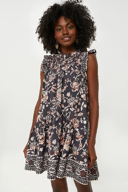 Mini Dresses for versatile wear-Devon Print Viola Mini Dress