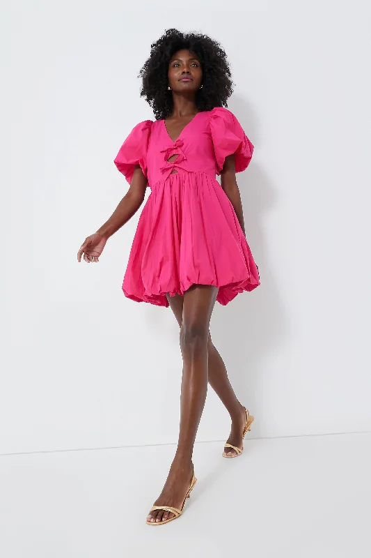 Mini Dresses for beach parties-Magenta Lalita Mini Dress