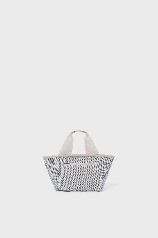 Mini Dresses for elegant rooftop parties-Mini Gray Marled Tote Bag