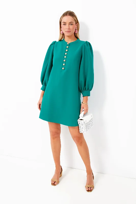 Mini Dresses for stylish travels-Verdant Green Samantha Mini Dress