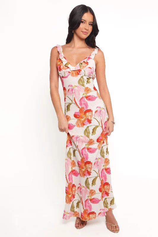 Maxi dresses for a chic rooftop dinner in the city -Beckie Maxi Dress - Everlyn Floral