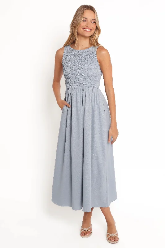 Maxi dresses for a sophisticated celebration at an exclusive venue -Camila Maxi Dress - Blue