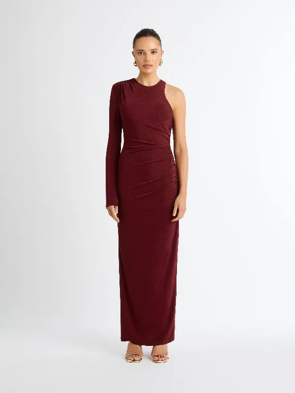 Maxi dresses for a luxurious wedding reception in a ballroom -DIVISION MAXI DRESS