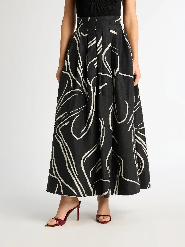 Maxi dresses for an outdoor family reunion in the park -FIGURE DANCER MAXI SKIRT