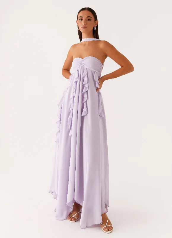 Maxi dresses for a formal evening event at a luxurious venue -Florence Maxi Dress - Lilac