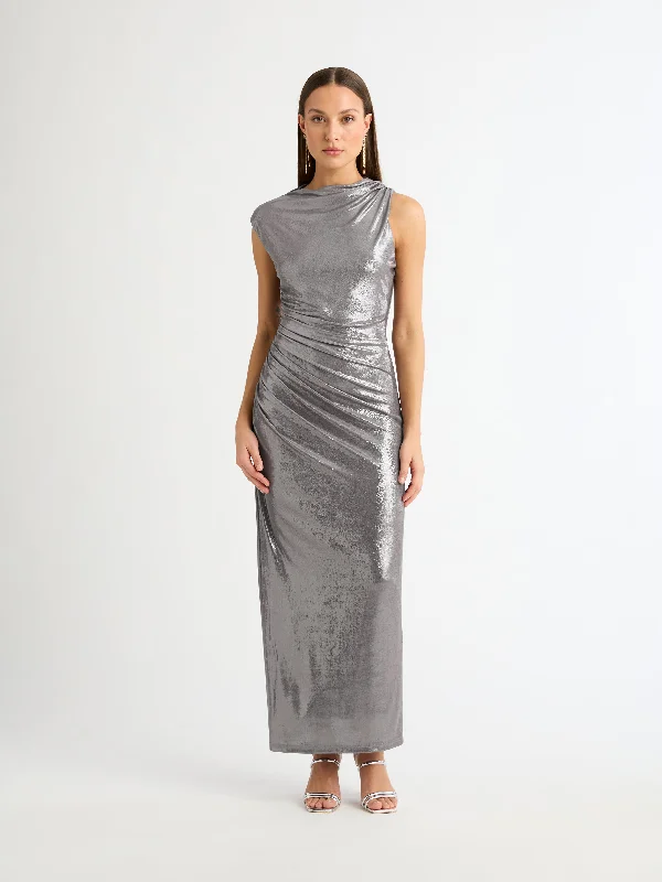 Maxi dresses for a glamorous wedding at a luxury resort -VOLTAGE MAXI DRESS